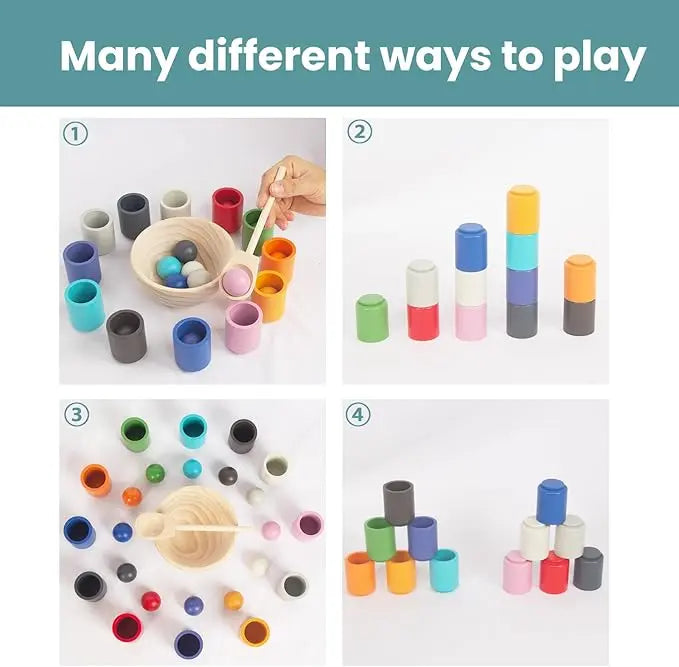 Montessori Color Sorting Toy – Safe & Educational for Toddlers