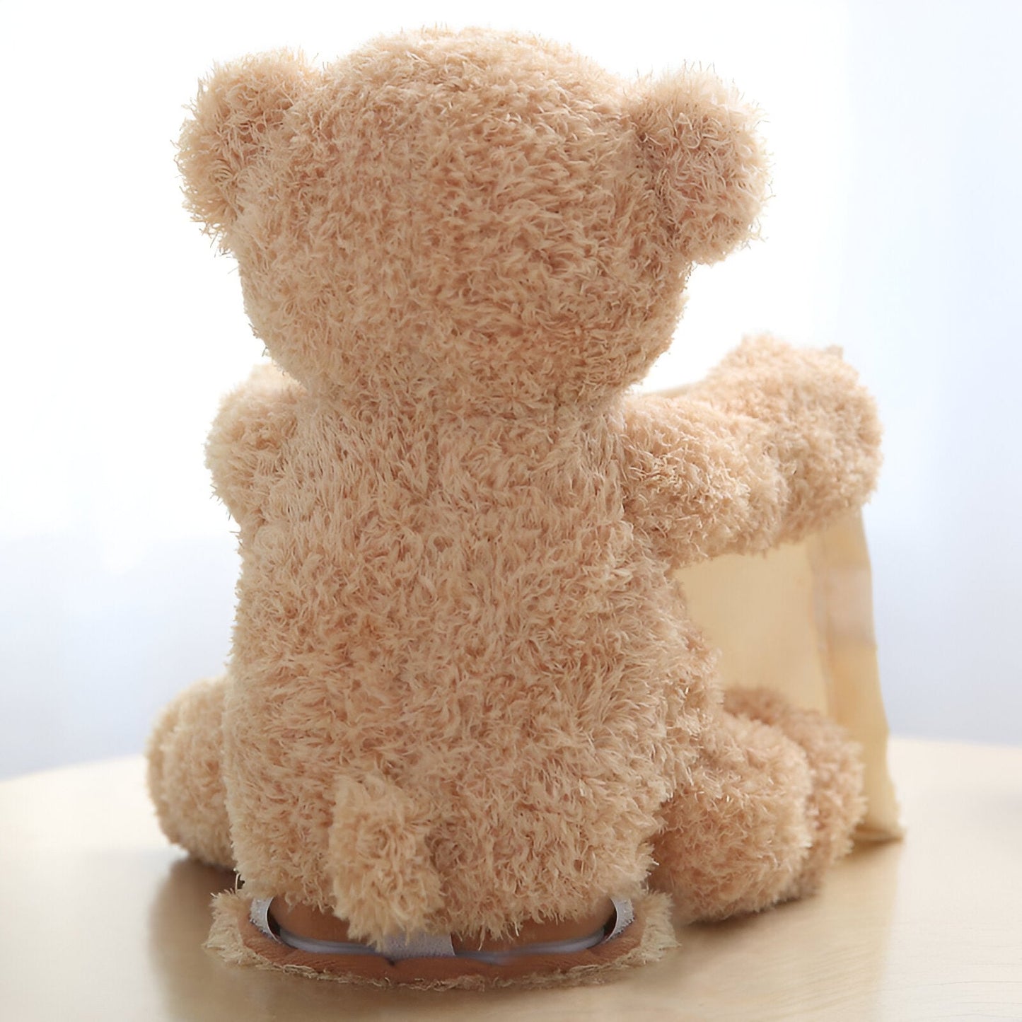 CuddleJoy Interactive Peekaboo Plush Bear for Toddler Play