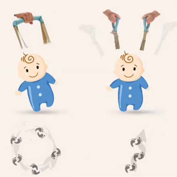 The Step-Steady Baby Walking Harness | Handheld Safety Leash & Toddler Assistant