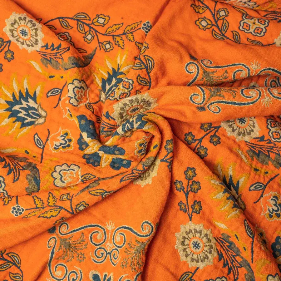 Vintage Throw Blanket Flower Sofa Cover