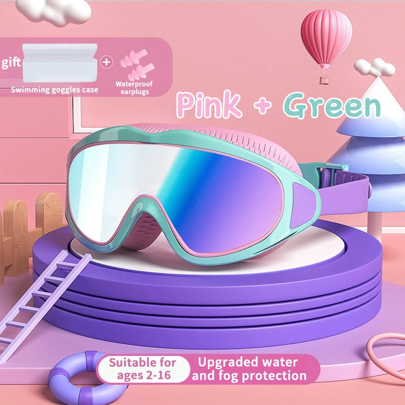 Kids' HD Swim Goggles – UV Protection and Anti-Fog Feature