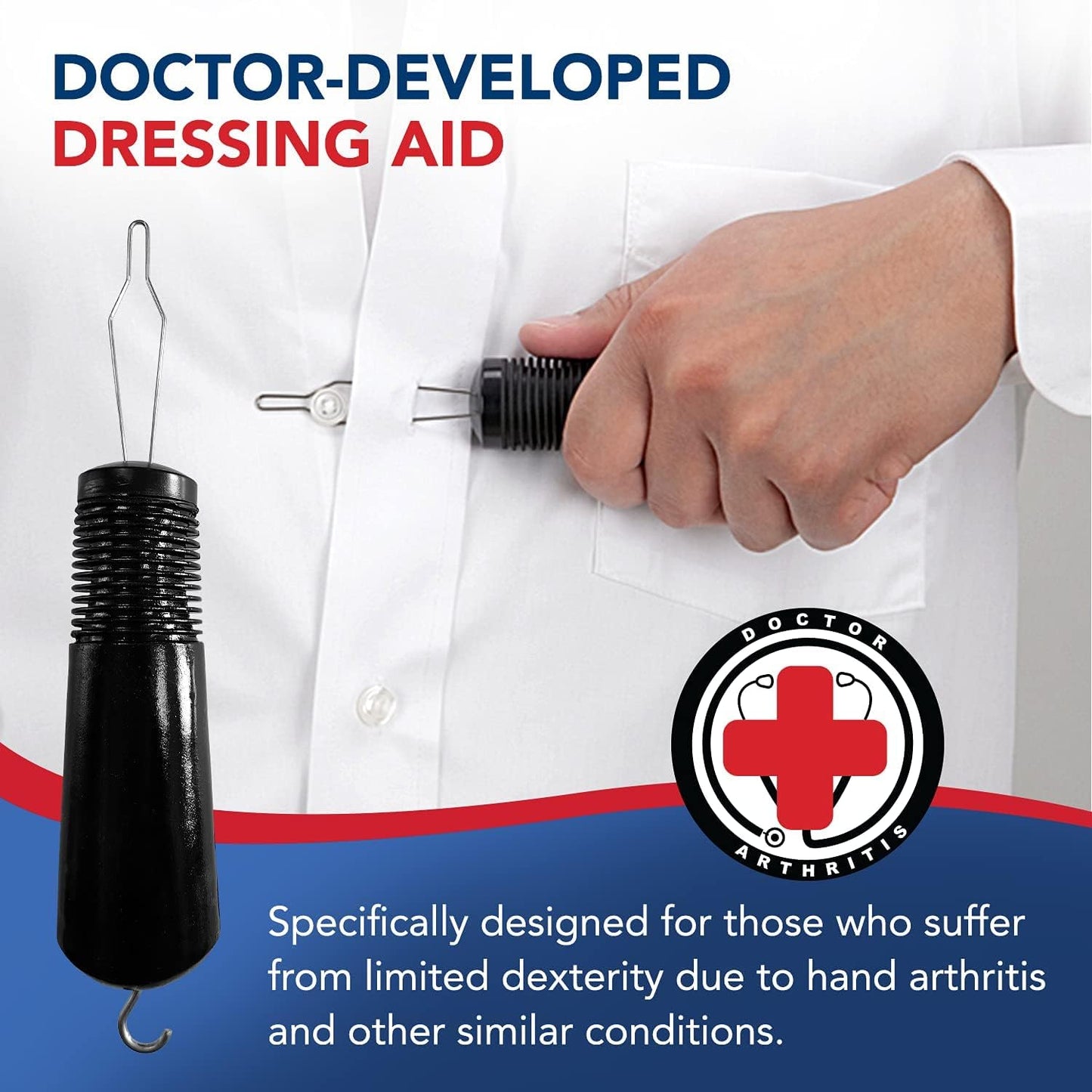 GripEase – Pain-Free Dressing Aid for Independent Use Without Frustration