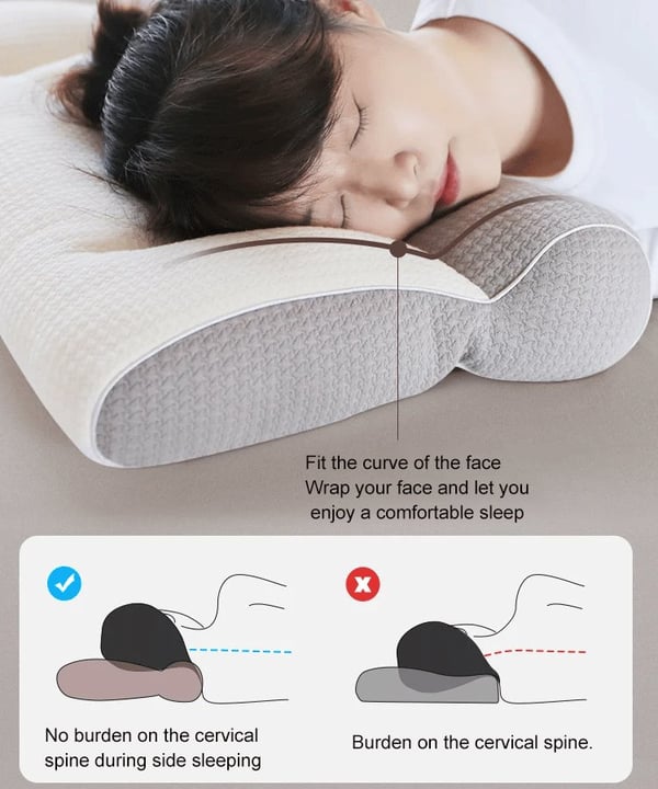 Cervical Support Pillow - Say Goodbye to Sleep Discomfort, Wake Up Energized!