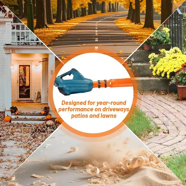 Leaf Blower Airflow Booster Attachment | Flow Amplifier | Quick Tool-Free Mount | AirJetPro