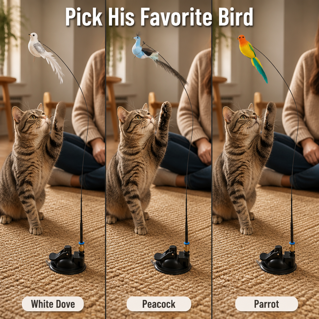 FeliFrenzy™ — Stick It Down, Walk Away, Watch Your Cat Hunt for Hours