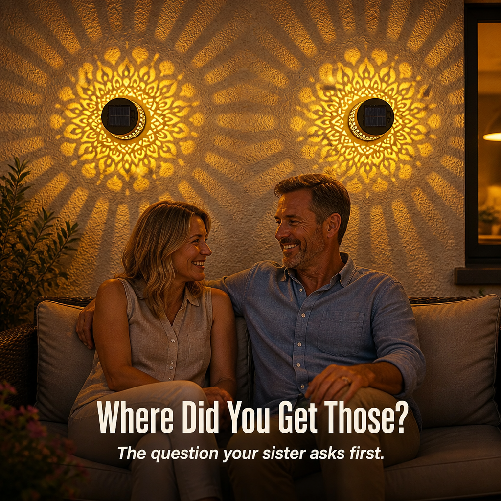 LumiMyst™ — Cast Hand-Cut Mandala Light Across Your Patio Walls Nightly