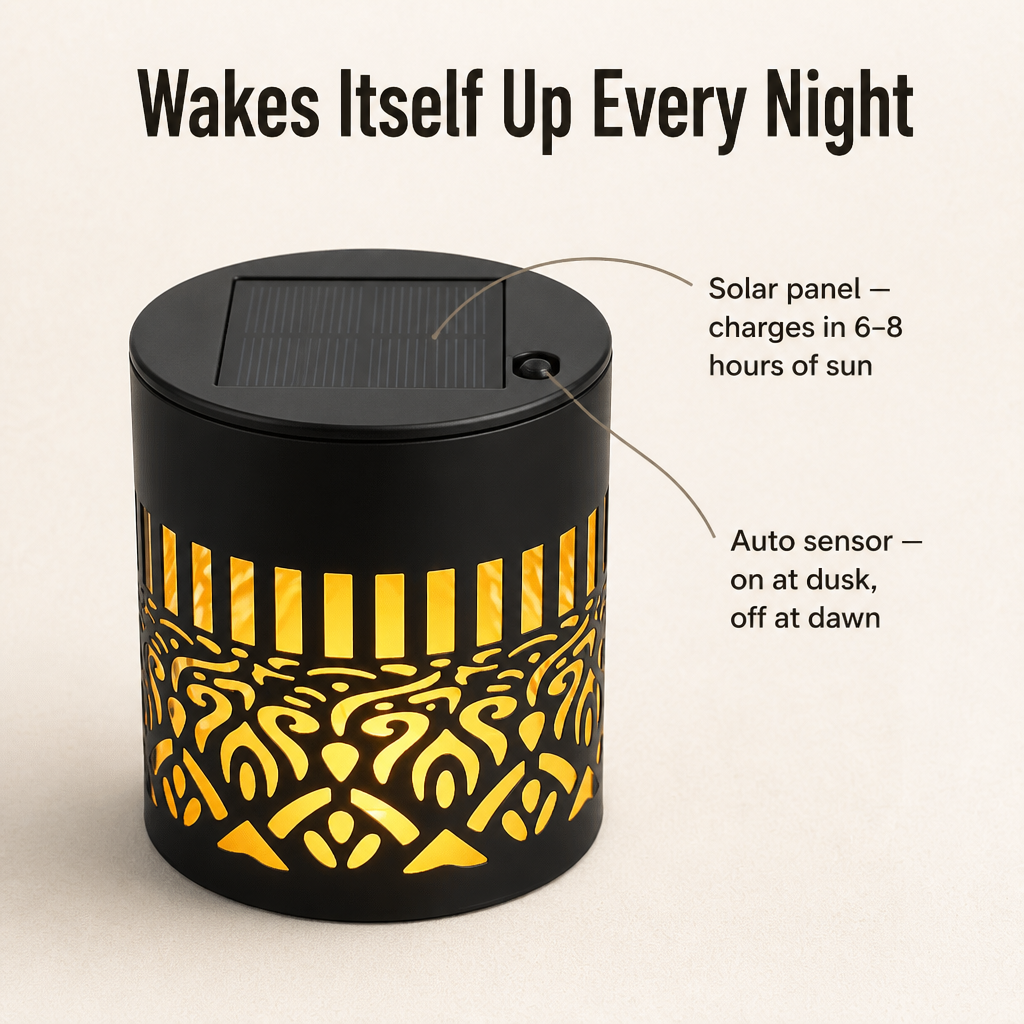 LumiMyst™ — Cast Hand-Cut Mandala Light Across Your Patio Walls Nightly
