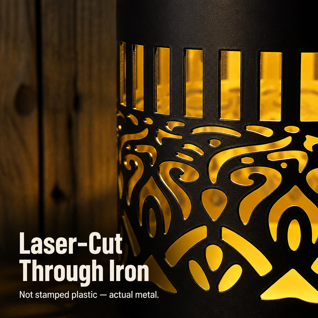 LumiMyst™ — Cast Hand-Cut Mandala Light Across Your Patio Walls Nightly
