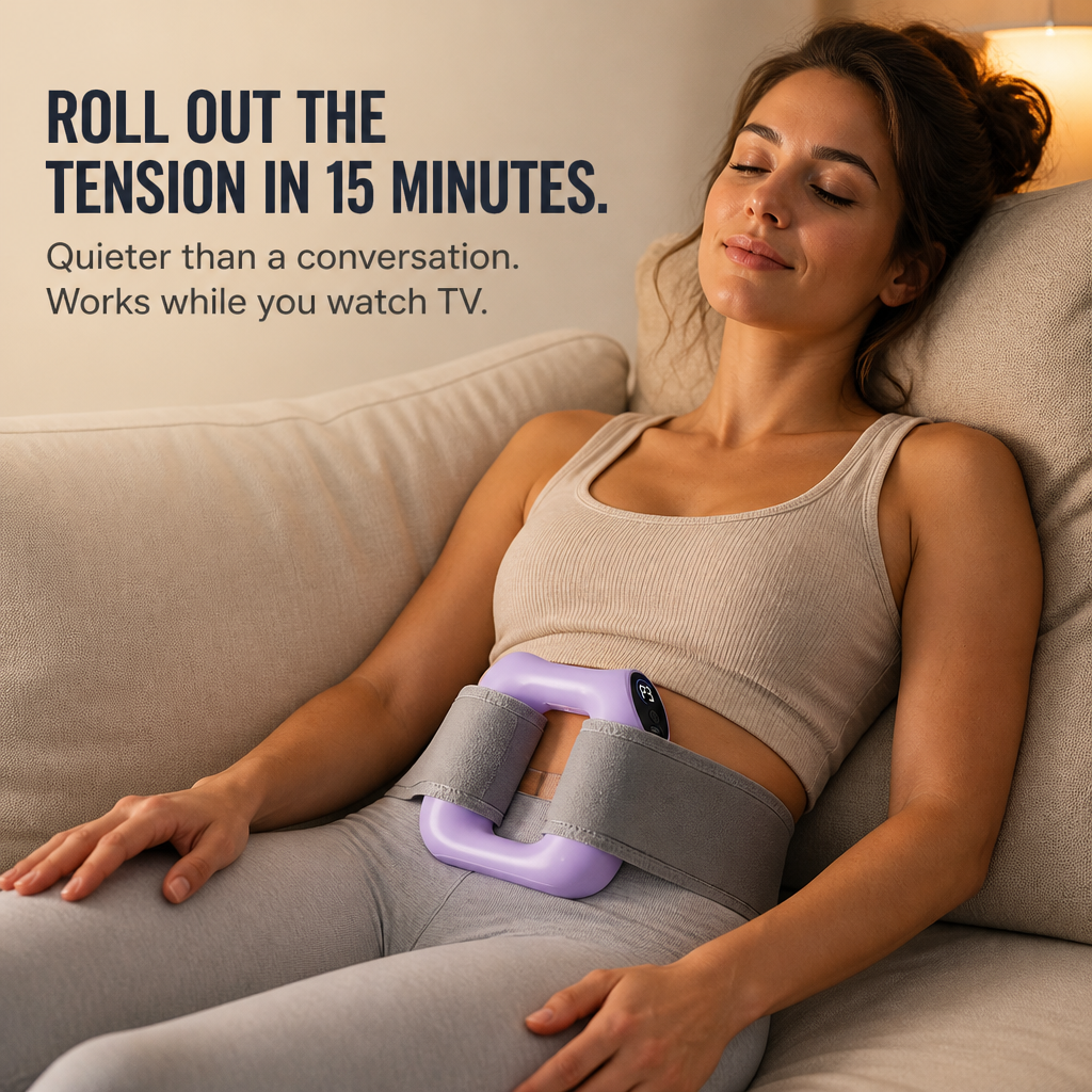 FasciaRoll™ — Roll Out Stubborn Belly Tension In 15 Quiet Minutes A Day