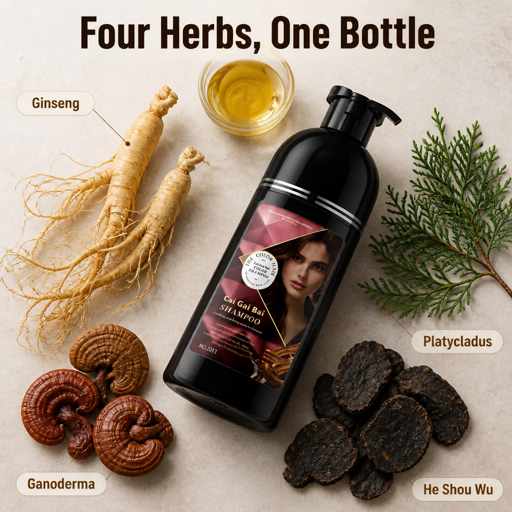 HerbaLuxe™ — Wash Away Stubborn Grays in 15 Minutes Without Salon Chemicals