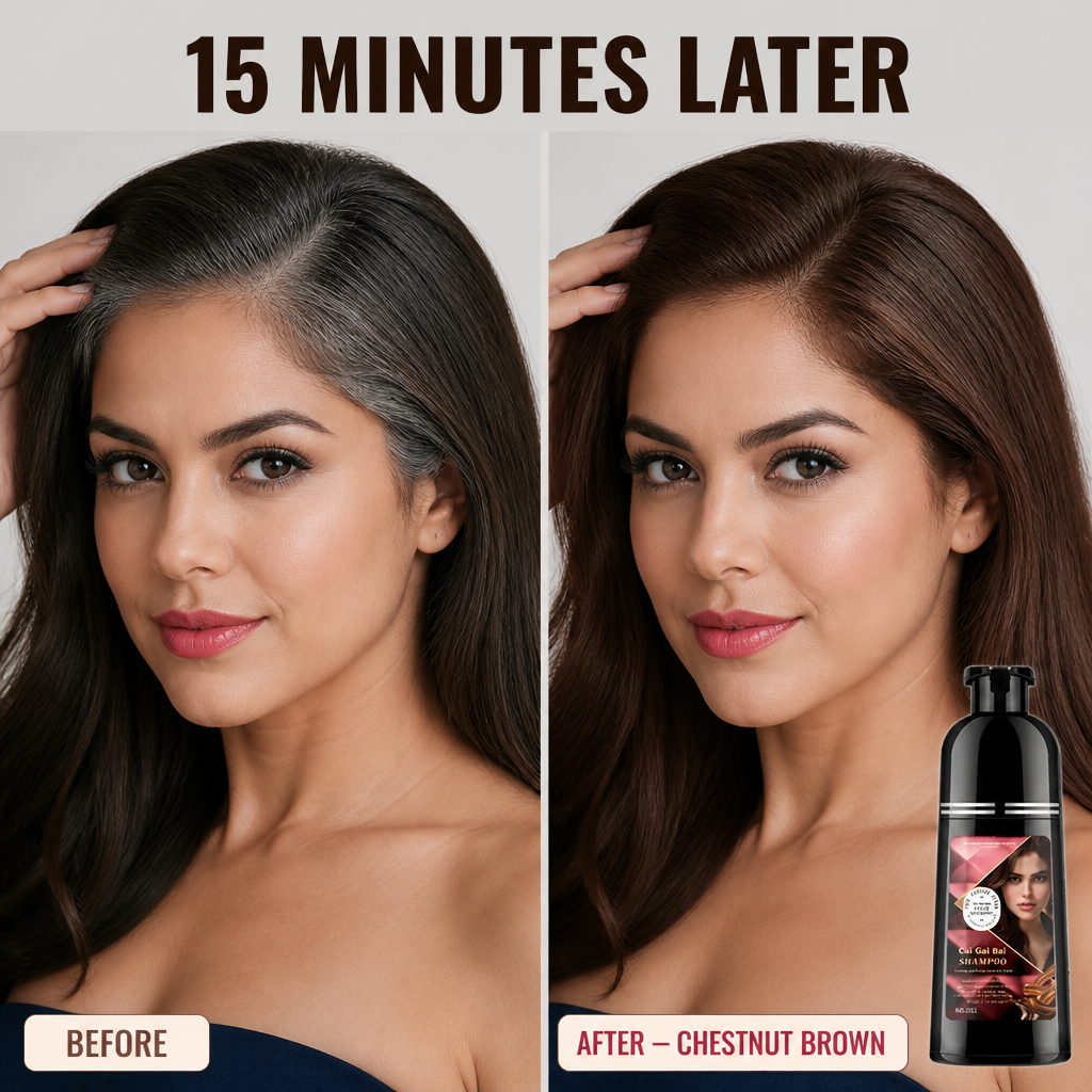HerbaLuxe™ — Wash Away Stubborn Grays in 15 Minutes Without Salon Chemicals