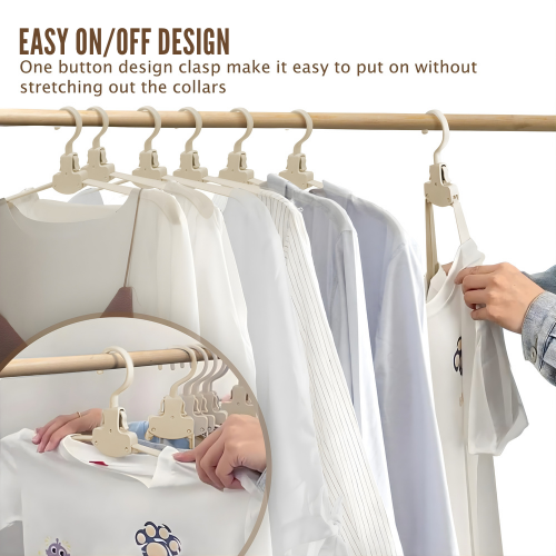 ClaspGuard — Foldable Clothes Hanger with Collar Support