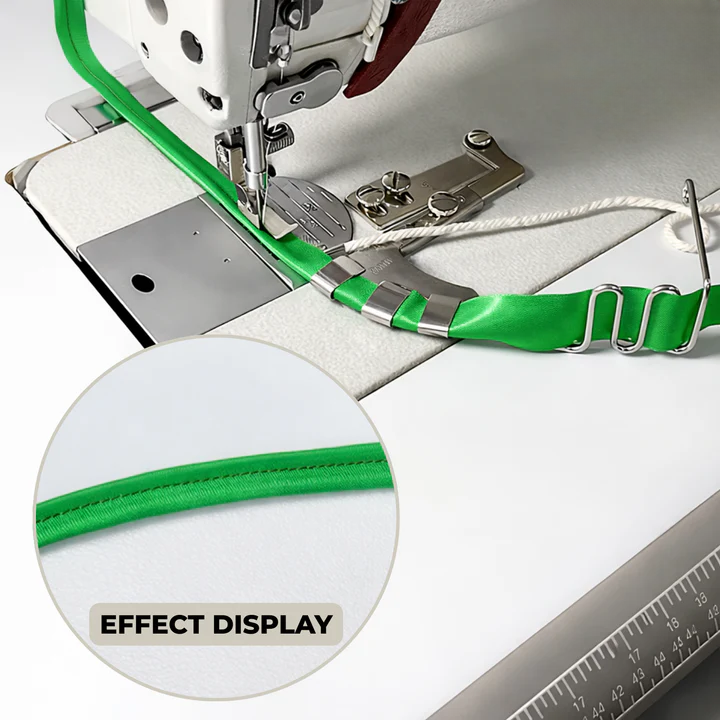 Double Fold Bias Tape Binder | Automatic Double Fold Direction | Stainless Steel | SeamGuide