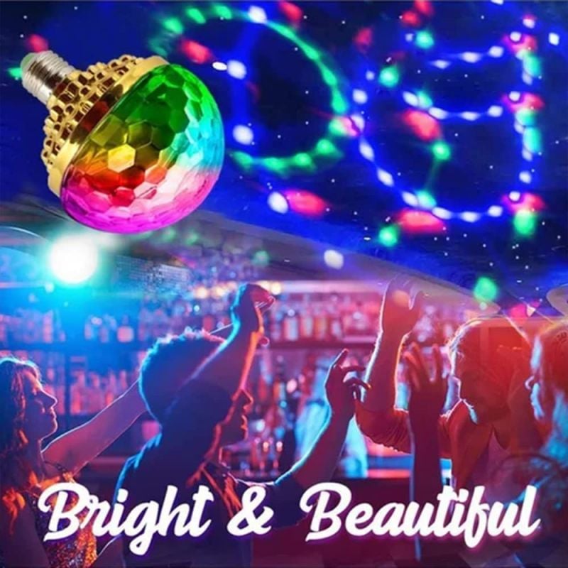 GlowBlast Rotating RGB Party Bulb for Dynamic Lighting