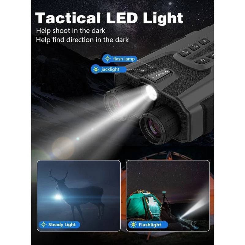 Night Vision Binoculars with Digital Display - Infrared Color for Outdoor Use