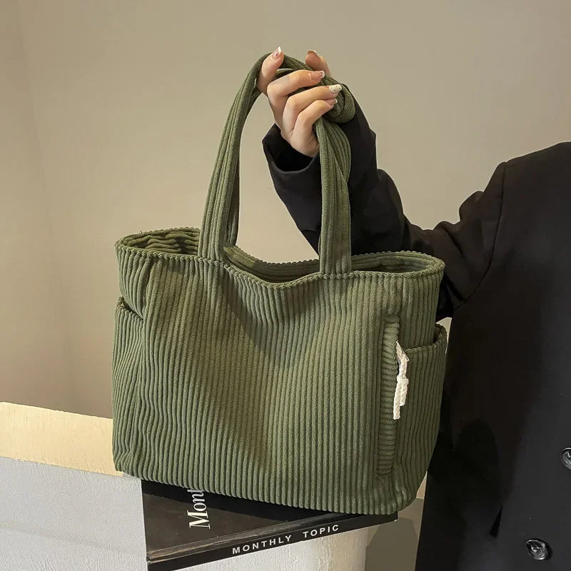 Cordelley™ –  Cozy Corduroy Tote Bag (50% Off)