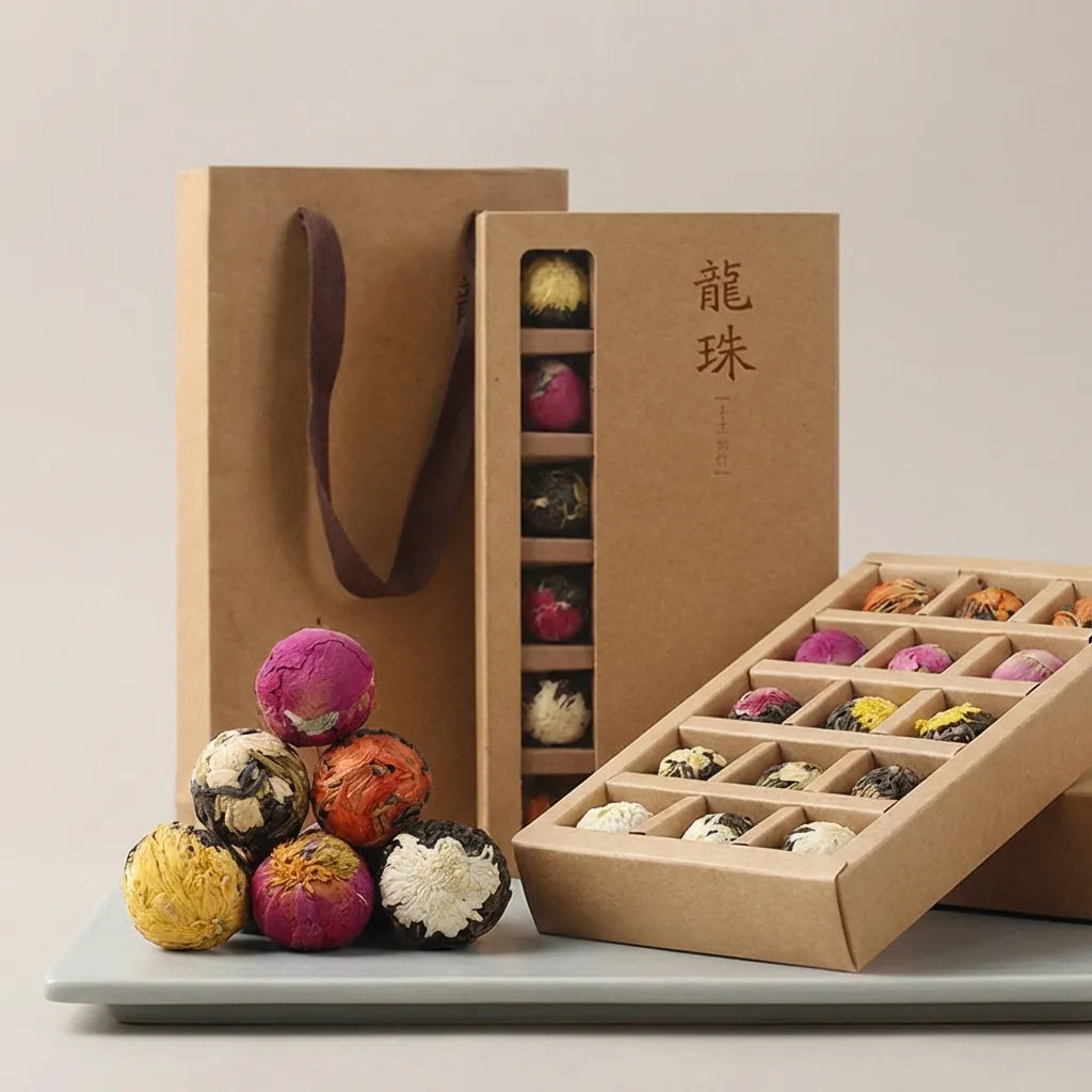 Blooming Pu-erh Flower Tea Balls