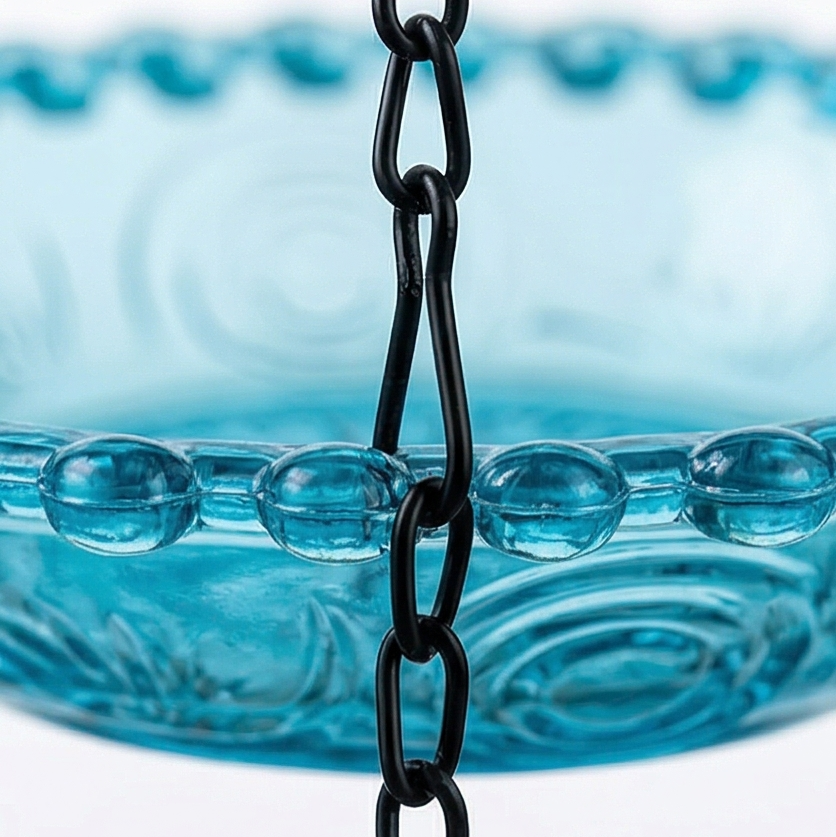 Avielle™ – Vintage Hanging Bird Feeder and Bath