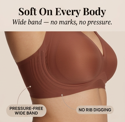 Comforel™ – Wireless Deep-V Support Bra