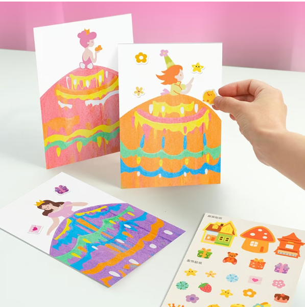 Creative Kids Squeegee Painting Kit for Artistic Play