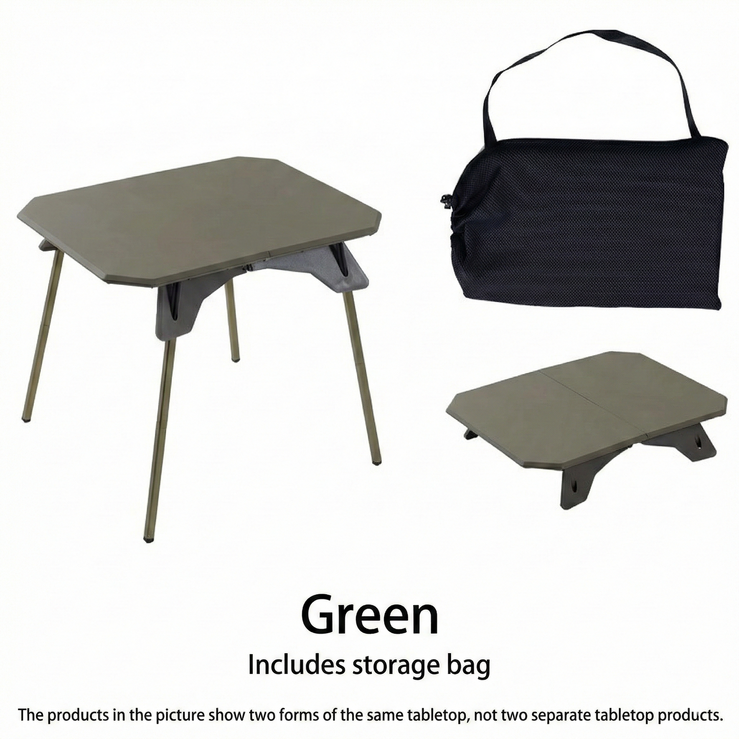 Lightweight Folding Camping Table with Adjustable Height