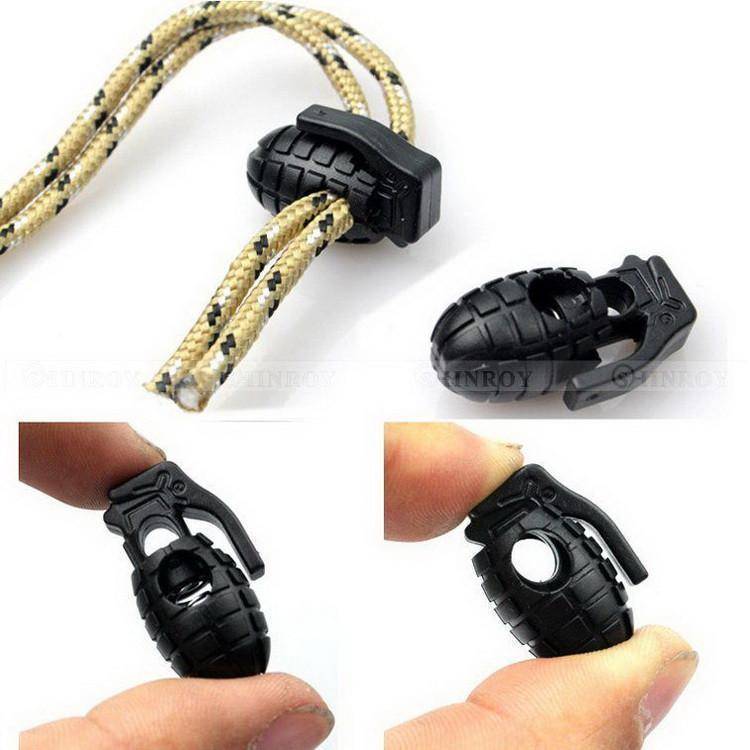 Gear and Shoe Lace Locks Made from Paracord