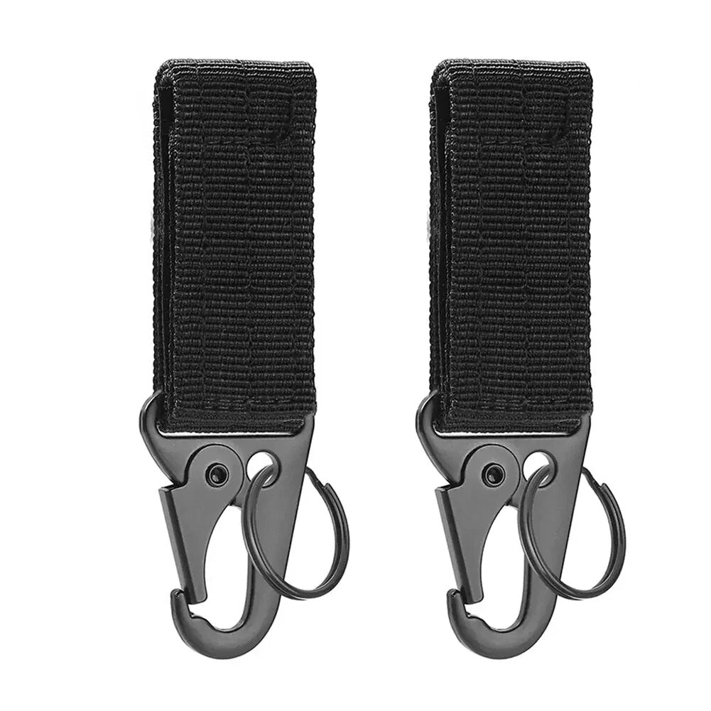 Molle Key Ring Holder Set – Tactical Gear Clips (2-Pack)