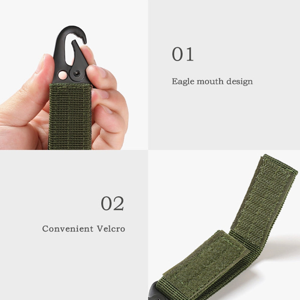 Molle Key Ring Holder Set – Tactical Gear Clips (2-Pack)