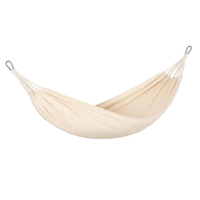 Canvas Hammock for Outdoors with Spreader Bars – Anti-Roll Design
