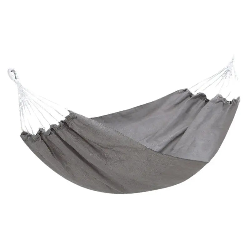 Canvas Hammock for Outdoors with Spreader Bars – Anti-Roll Design