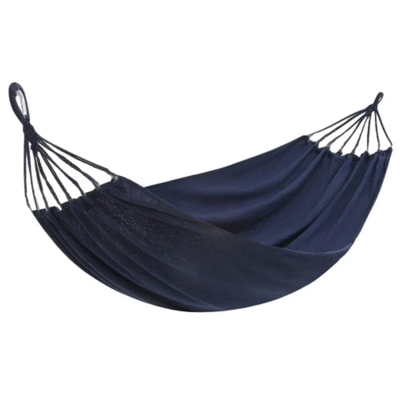 Canvas Hammock for Outdoors with Spreader Bars – Anti-Roll Design
