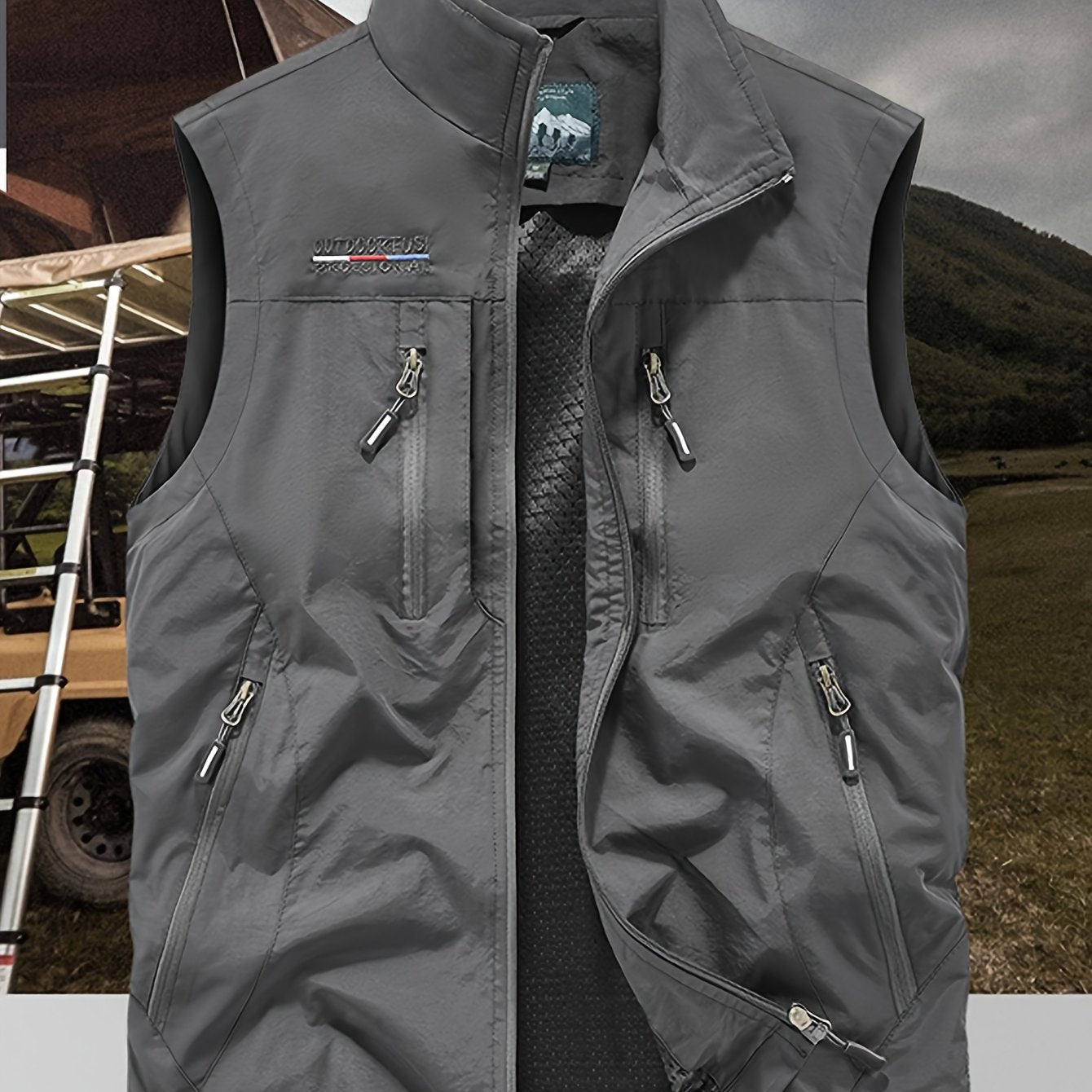 Lightweight and Practical Men's Body Warmer for Everyday Use