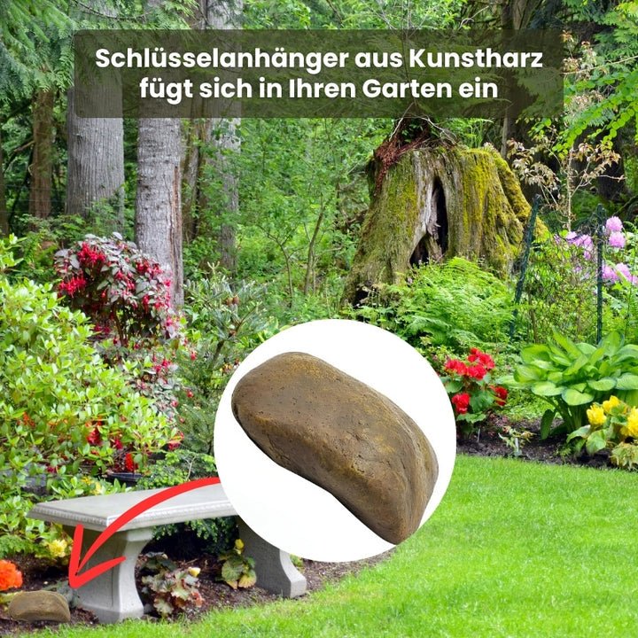 RockFort — Outdoor Hidden Key Holder Rock with Storage Compartment