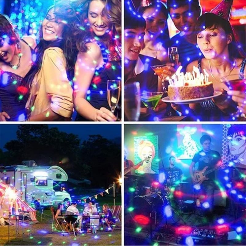 GlowBlast Rotating RGB Party Bulb for Dynamic Lighting