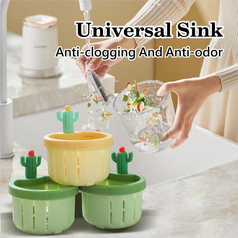DrainDefender — Kitchen Sink Drain Strainer Basket with Lift Handle