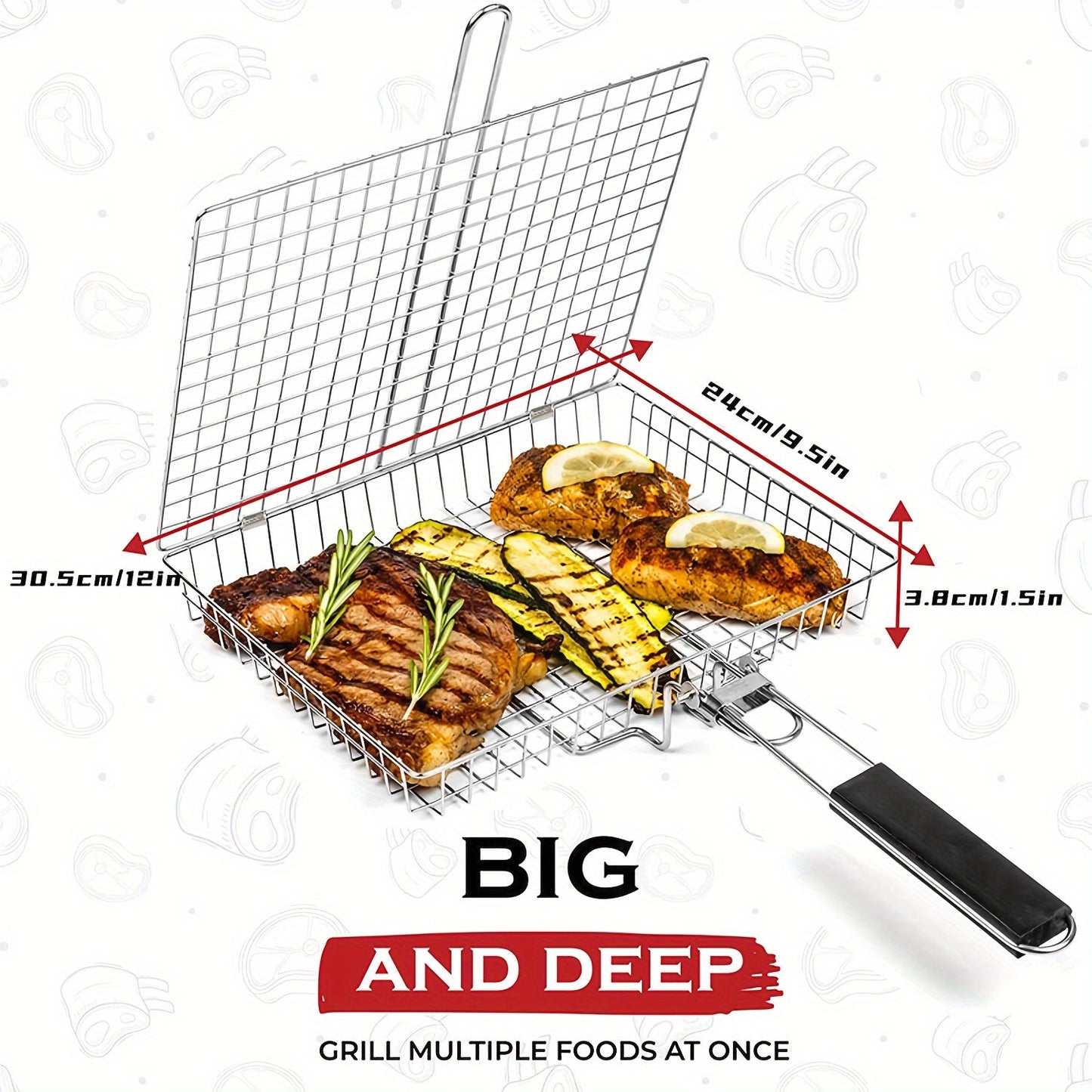 Non-Stick Grill Tool – Enjoy Juicy Barbecue Delights Guaranteed