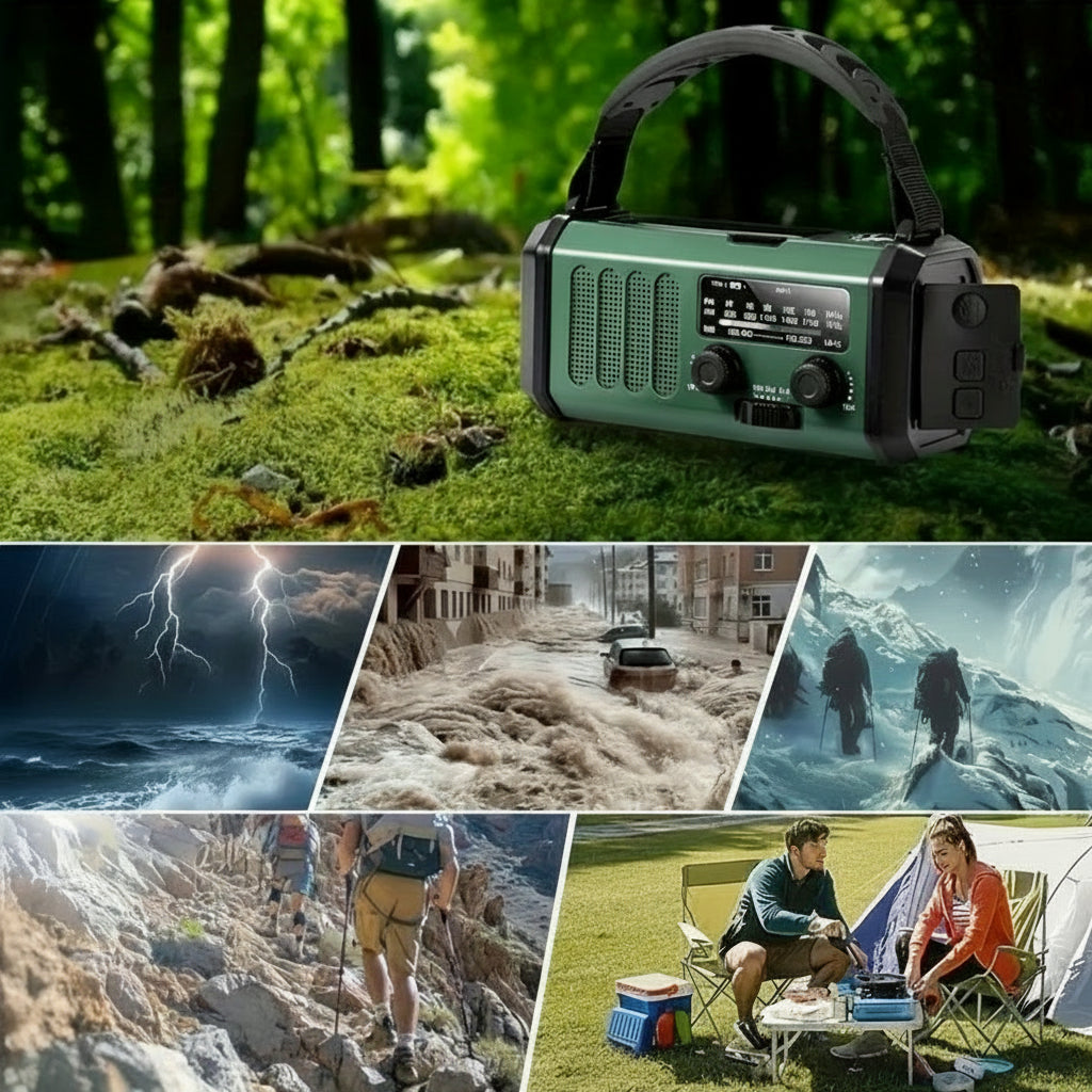 Compact Emergency Radio – Versatile All-in-One Survival Tool