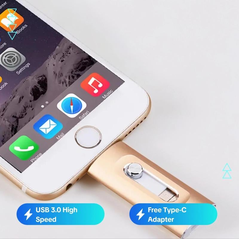 3-in-1 High Speed USB 3.0 OTG Flash Drive for Phones & PC