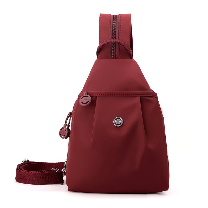 2-Way Commuter Backpack Crossbody Bag for Daily Use