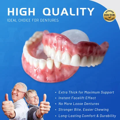 Arvilaro Adsorptive Dentures for Natural Bite & Jaw Support