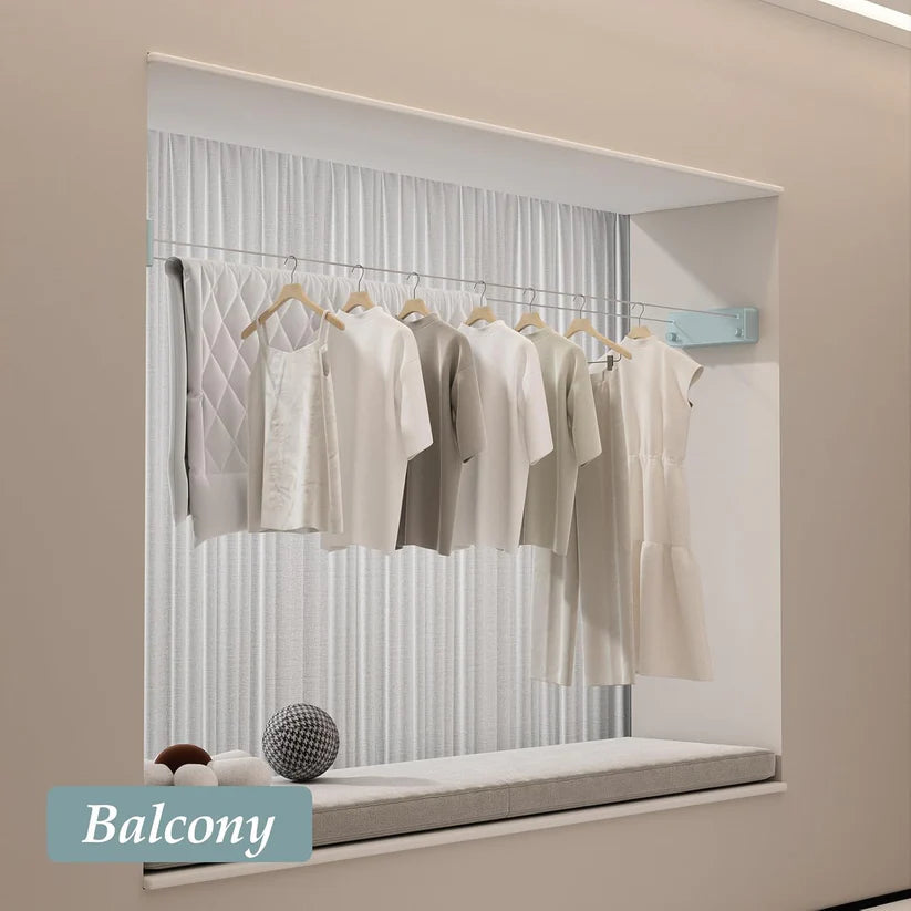 AirMaster Pro — Retractable Clothesline Wall-Mounted for Indoor & Outdoor Drying