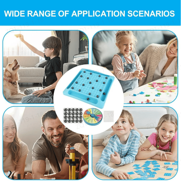 Magnetrix — Magnetic Strategy Board Game Set for Family Play