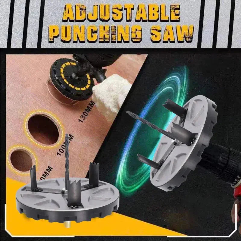 Adjustable Circular Cutter Drill Attachment | Variable Hole Cutter | Precise Cuts | DrillForm