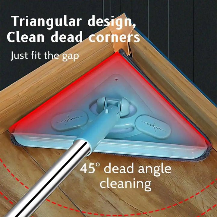 VortiClean — Triangle Microfiber Window Cleaning Mop