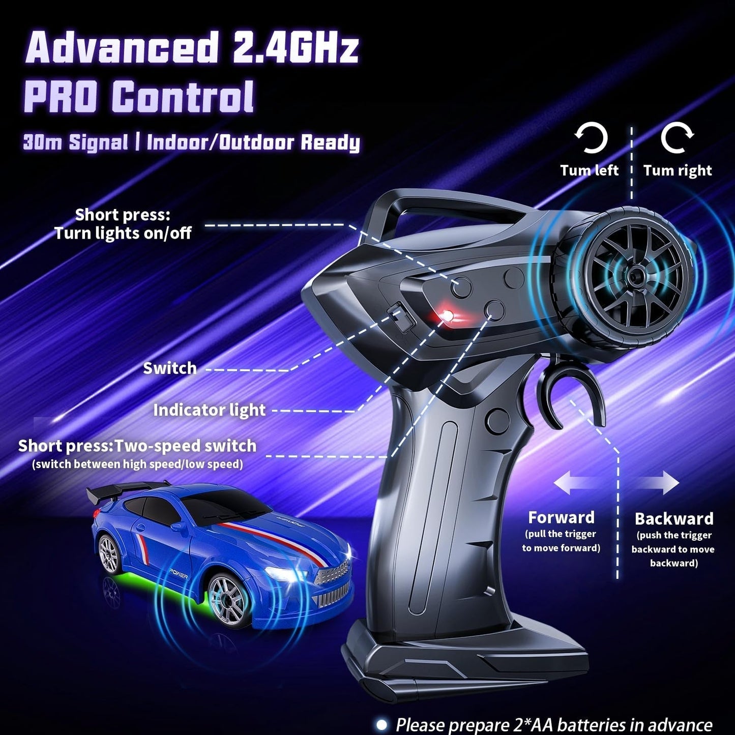 Experience Ultimate Control and Thrilling Drift Fun Anywhere!