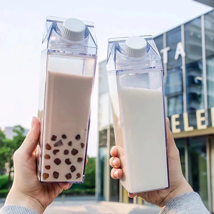 HydraCube — Leakproof Square Milk Carton Style Water Bottle