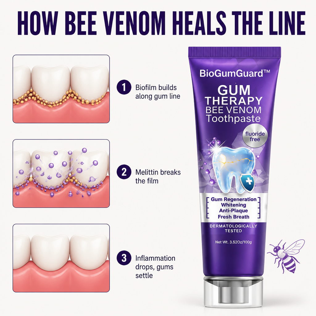 BioGumGuard™ — Soothe Sore Gums, Halt Recession, and Save the Teeth You Have