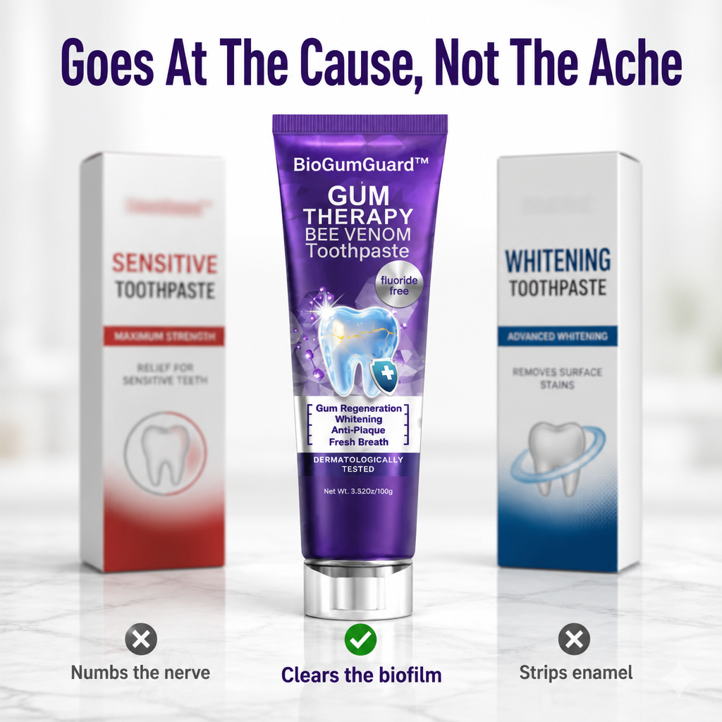 BioGumGuard™ — Soothe Sore Gums, Halt Recession, and Save the Teeth You Have