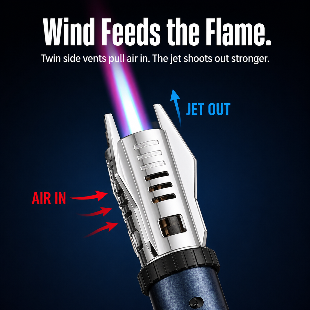 BlazeForce™ — Light Anything in Any Weather With One Steady Jet Flame