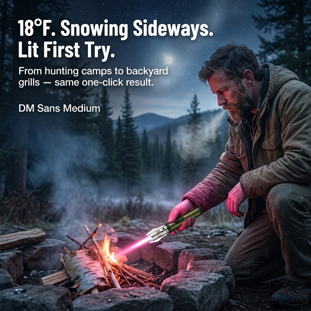 BlazeForce™ — Light Anything in Any Weather With One Steady Jet Flame